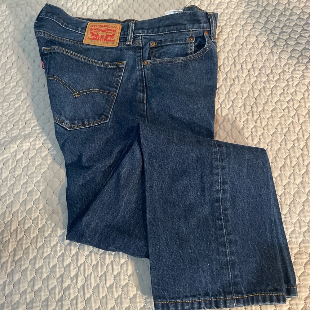 Levi's Men's Classic Blue Straight Jeans